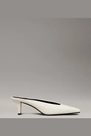 Calvin Klein Leather Mule Pumps