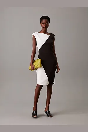 Calvin Klein Slim Colourblock Dress