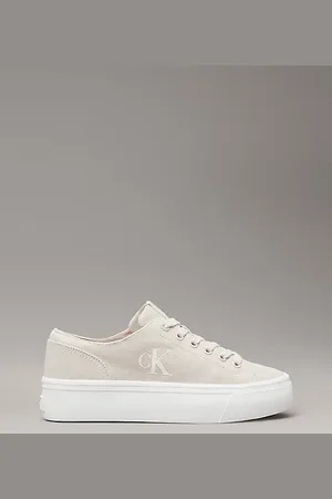 Calvin Klein Canvas Platform Trainers