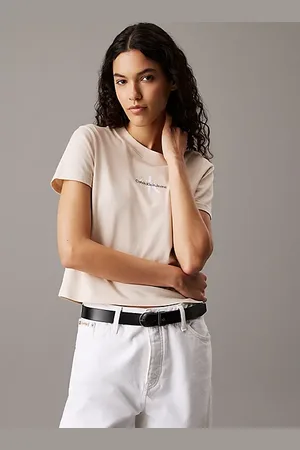 Calvin Klein Cropped Monogram T-shirt
