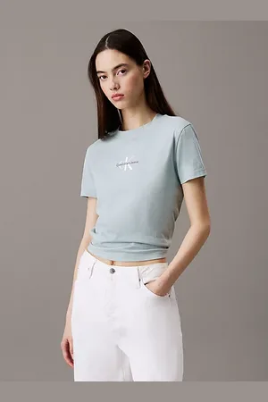 Calvin Klein Cropped Monogram T-shirt