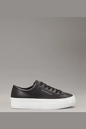 Calvin Klein Leather Platform Trainers