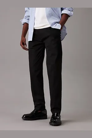 Calvin Klein Tapered Pleated Chino Trousers