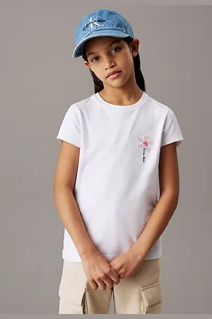 Calvin Klein Slim Flower Appliqué T-shirt