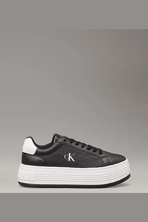 Calvin Klein Leather Platform Trainers