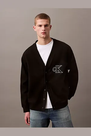 Calvin Klein Double Rib Logo Cardigan
