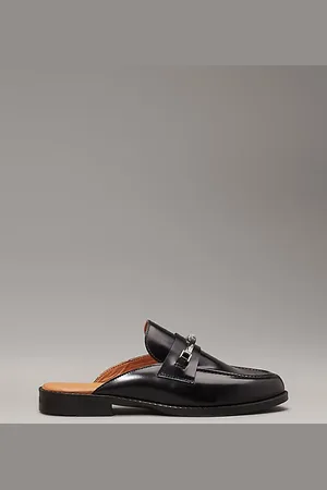 Calvin Klein Leather Mules