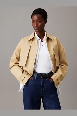 Calvin Klein Relaxed Twill Trench Jacket