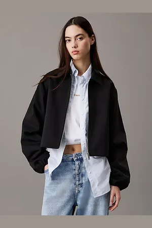 Calvin Klein Soft Tech Nylon Cropped Jacket