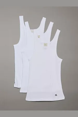 Calvin Klein 3 Pack Tank Tops - 100% Cotton