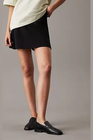 Calvin Klein Milano Jersey A-line Mini Skirt