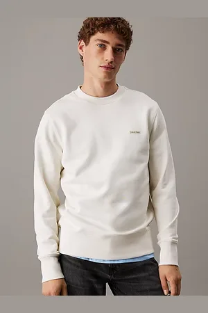 Calvin Klein Cotton Terry Badge Sweatshirt