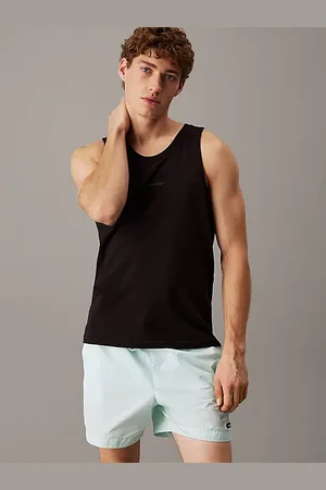 Calvin Klein Cotton Linen Beach Tank Top