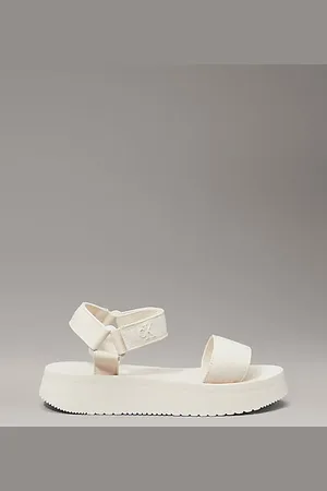 Calvin Klein Canvas Platform Sandals