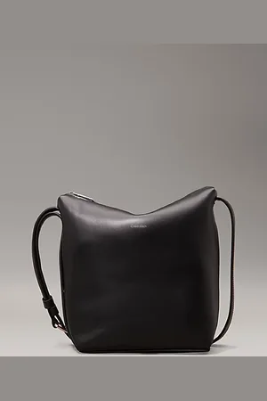 Calvin Klein Leather Crossbody Tote Bag