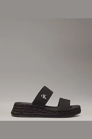 Calvin Klein Canvas Platform Espadrilles