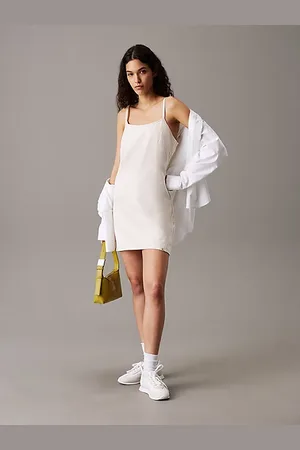 Calvin Klein Cotton Linen Cami Dress