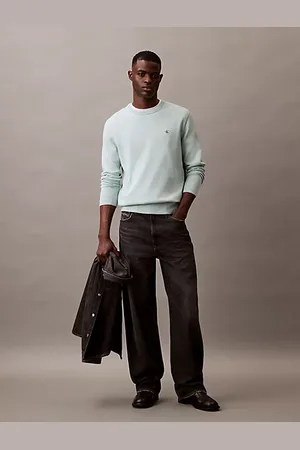 Calvin Klein Smooth Cotton Monogram Jumper
