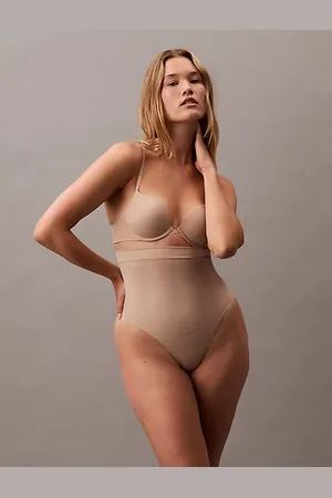 Calvin Klein High Waisted Shapewear Thong - Secure Sculpt