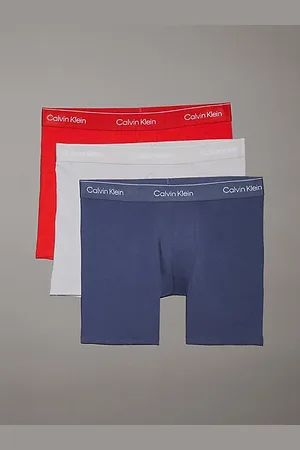 Calvin Klein 3 Pack Boxer Briefs - Icon Cotton Stretch