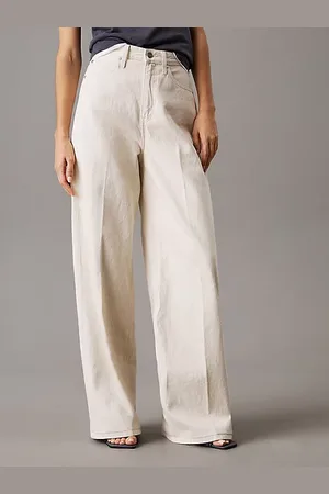 Calvin Klein High Rise Wide Leg Jeans
