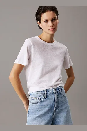 Calvin Klein Relaxed Linen Jersey T-shirt