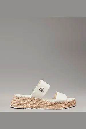 Calvin Klein Canvas Platform Espadrilles