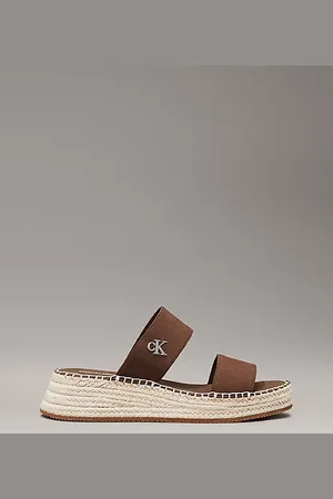 Calvin Klein Canvas Platform Espadrilles
