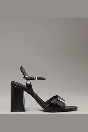 Calvin Klein Leather Heeled Sandals