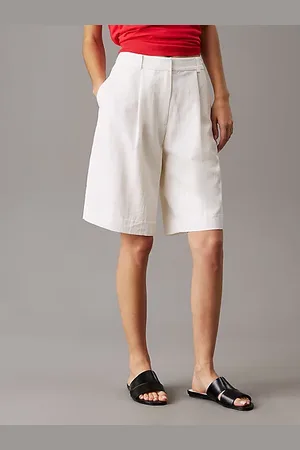 Calvin Klein Wide Pleated Shorts