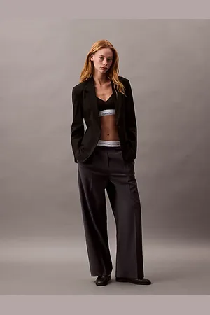 Calvin Klein Tropical Wool Blend Trousers