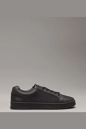 Calvin Klein Leather Logo Trainers