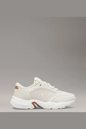 Calvin Klein Faux Leather Trainers