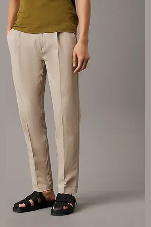 Calvin Klein Tapered Pleated Chino Trousers