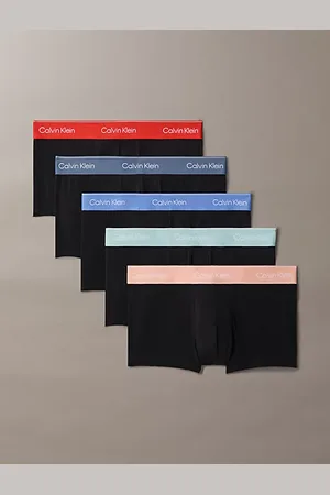 Calvin Klein 5 Pack Low Rise Trunks - Icon Cotton Stretch