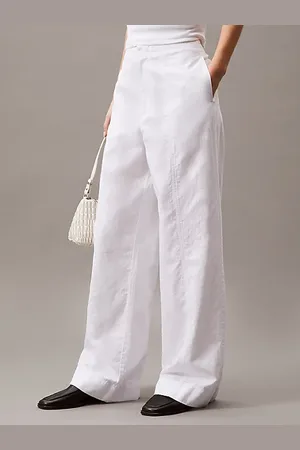 Calvin Klein Soft Cotton Linen Trousers