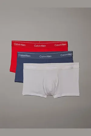 Calvin Klein 3 Pack Low Rise Trunks - Icon Cotton Stretch