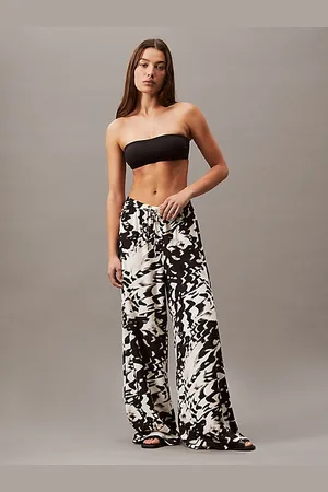 Calvin Klein Viscose Linen Beach Pants