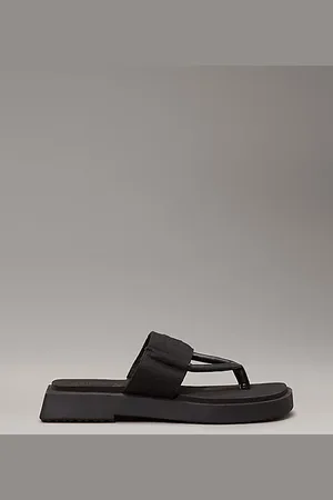 Calvin Klein Canvas Square Platform Sandals