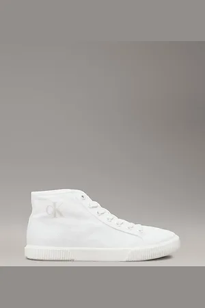 Calvin Klein Canvas Low Profile High-Top Trainers