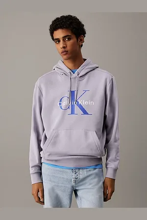 Calvin Klein Cotton Fleece Monogram Hoodie