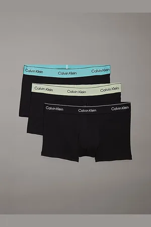 Calvin Klein 3 Pack Low Rise Trunks - Icon Cotton Stretch