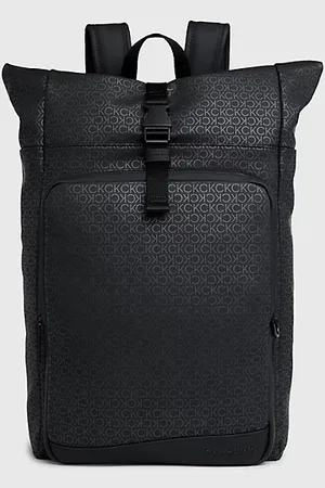 Calvin Klein Logo Roll-Top Backpack