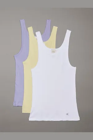 Calvin Klein 3 Pack Tank Tops - 100% Cotton