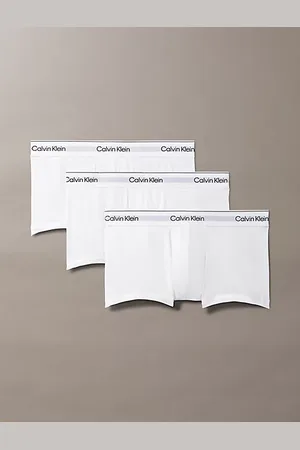 Calvin Klein 3 Pack Low Rise Trunks - Icon Cotton Stretch