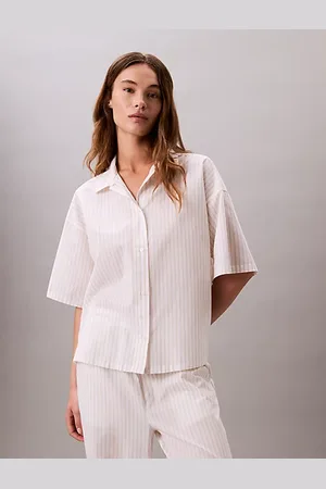 Calvin Klein Cotton Poplin Pyjama Top