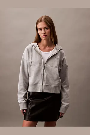 Calvin Klein Monogram Logo Zip Hoodie