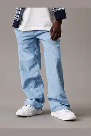 Calvin Klein Relaxed Chambray Chino Trousers