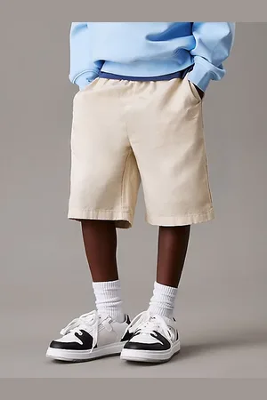 Calvin Klein Relaxed Linen Blend Shorts