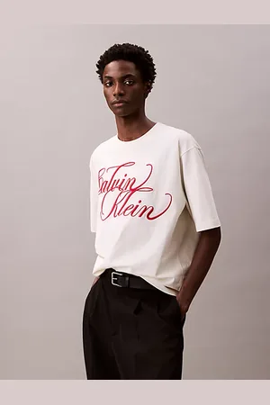 Calvin Klein Relaxed Embroidered Graphic Tee